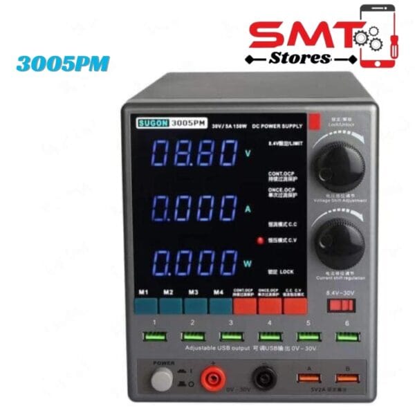 SUGON 3005PM Digital Power Supply 30V / 5A - Image 3